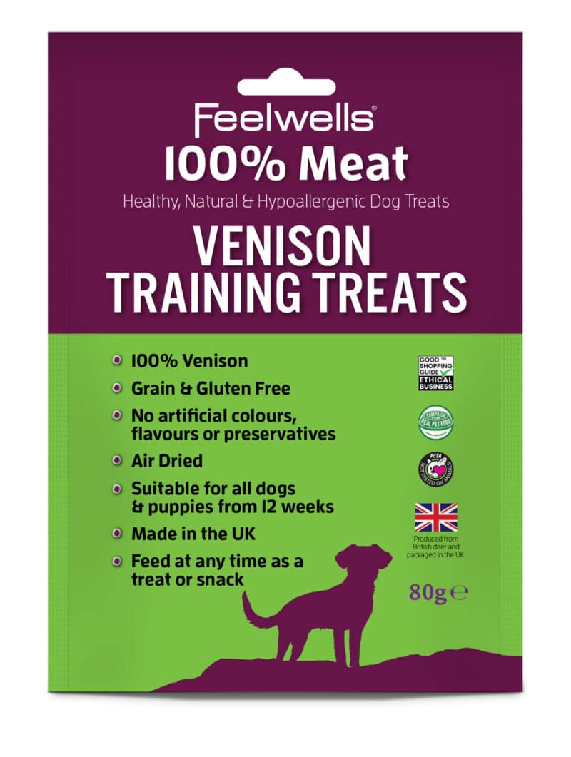 Venison TrainingTreats 100% Meat Packshots 2024